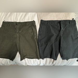 2 pairs Buck Mason Shorts L (34W)
